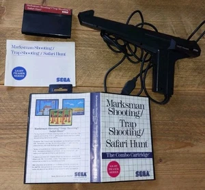 Sega Master System Light Phaser 3050 +Spiel Marksman Trap Shooting Safari Hunt - Bild 1 von 5