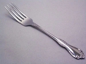 Oneida Rogers WOODCREST AMADEUS MANSFIELD Forchetta da Pranzo Lucida 7 1/4" Inox - Foto 1 di 4