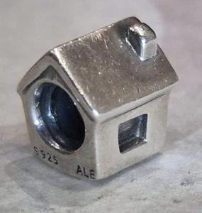 Authentic Pandora Retired silver 925 ALE #790115 House Home bead charm - Picture 1 of 4