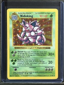 Nidoking #011/102 Base Set (Shadowless) 250001 - Picture 1 of 2