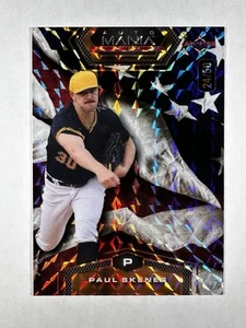PAUL SKENES 2024 Wild Card Auto Mania /50 AMAH-PS2 American Flag HEX MSC Mosaic - Picture 1 of 2
