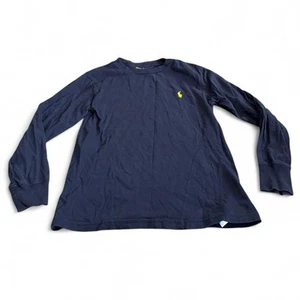 Polo Ralph Lauren long sleeve shirt in Navy Boys Size 8 - Picture 1 of 4