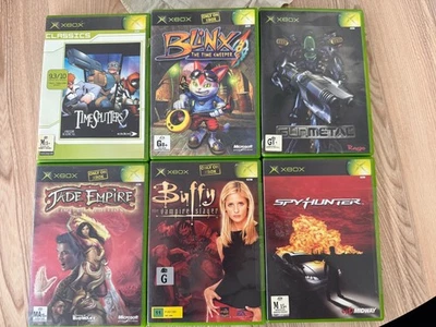 Xbox Classics Game Bundle Lot x6 Blinx Buffy Jade Empire Time Splitters VGC HTF - Image 1 of 4