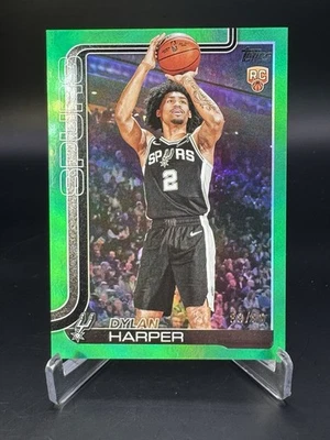 Dylan Harper Rookie 2025 Topps Green Rainbow /99 🔥 SPURS - Image 1 of 2