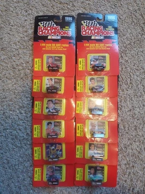 LOTE DE 12 DIECASTS NASCAR 1:144 RACING CHAMPIONS 1996 Foto 1 de 4