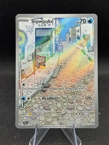 Slowpoke Ilustración Raro IR 204/198 2023 Pokemon Juego de Cartas Coleccionables Escarlata y Violeta Base Set - Imagen 1 de 2