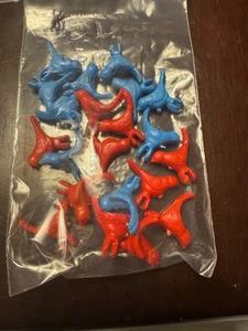 Vintage Marx Bauernhof Spielset Vögel für Zaun 21 Stück - Bild 1 von 6