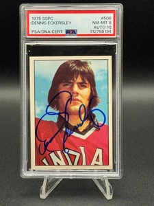 Dennis Eckersley Signed 1975 SSPC 506 Rookie Autograph🔥PSA 8 Auto 10 - Pop 1🔥 - Picture 1 of 3