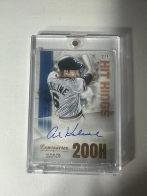 2019 Topps Luminaries Hit Kings Al Kaline /5 Auto - Image 1 of 2