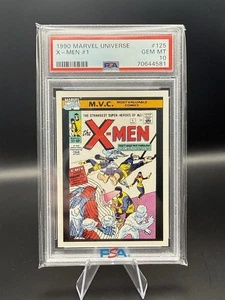Marvel Universe X-Men 1990 #1 MVC #125 PSA 10 gemas como nuevo - Imagen 1 de 2