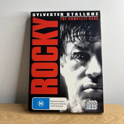 Rocky The Complete Saga DVD Set Region 4 PAL Sylvester Stallone 6 Movies Balboa - image 1 of 4