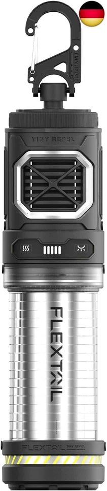 FLEXTAILGEAR FLEXTAILGEAER Tiny Repeller tragbares Mückenschutzmittel, Campingleuchte der