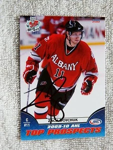 Carolina Hurricanes Zach Boychuk Signed 09/10 AHL Top Prospects Card Auto - Picture 1 of 1