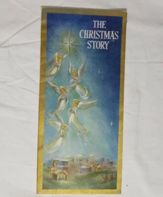 Hallmark "The Christmas Story" Advent Calendar Mid Century Tri Fold Die Cut B - Image 1 of 4