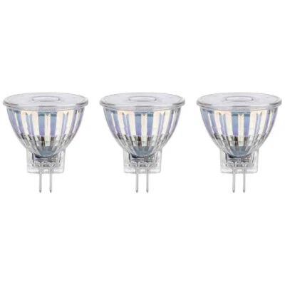 Paulmann 29140 LED Monochrome GU4 4.2W Warm White 3 Pack 2700K EEC F - Image 1 of 2