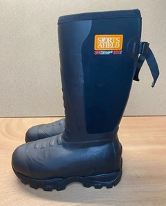 Sports Afield Men's Pursuit 800 16" Rubber Knee Boots US 8 Black - Picture 1 of 17