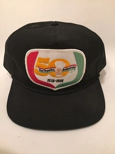 Gorra negra vintage Chef Boyardee 50 aniversario 1938-1988 vintage con tirantes - Imagen 1 de 6