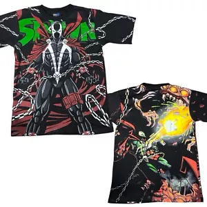 Spawn AOP Shirt The Streets Run rot Todd McFarlane Herren MEDIUM (M) - Bild 1 von 6