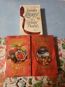 CHRISTMAS - ROMANCE - LOT OF 3 PAPERBACK BOOKS - LINDSEY, HOWELL, GREENWOOD, - Picture 1 of 2