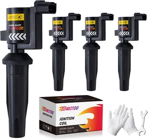 Pack of 4 Ignition Coil Pack Compatible with Escape Focus Fusion Connect Mariner - Picture 1 of 12