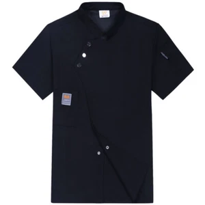 Unisex Chef Jacket Coat Uniform Kitchen Restaurant Long/Short Sleeve Cooking Top - Picture 1 of 34