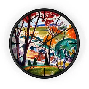Masters of Art Henry Lyman Sayen Landscape, Bridge, Huntingdon Valley Premium Wa - Picture 1 of 13