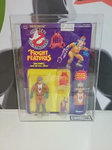 VTG 1986 Ghostbusters Fright Features Ray Stantz MOC AFA 80 kenner BLANK BACK - Picture 1 of 3
