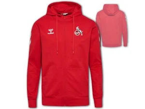 Hummel 1. FC Köln Kinder Kapuzenjacke rot 1FCK Travel Zip Hoodie Kids Gr.128-176 - Picture 1 of 5