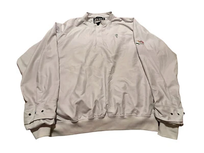 Zero Restriction Golf Outerwear Jacket Pullover Microfiber Cream USA Men's XL - Image 1 of 4