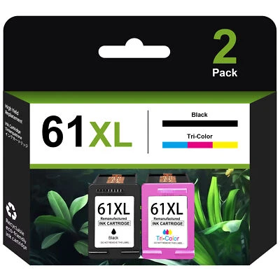 61-XL 61XL Ink Cartridges For HP Deskjet 2050 2510 2512 2514 2540 3050 3510 3516 - Image 1 of 4