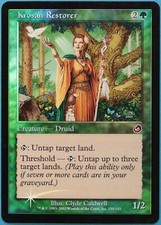 Krosan Restorer FOIL Torment PLD Green Common MAGIC CARD (ID# 211231) ABUGames
