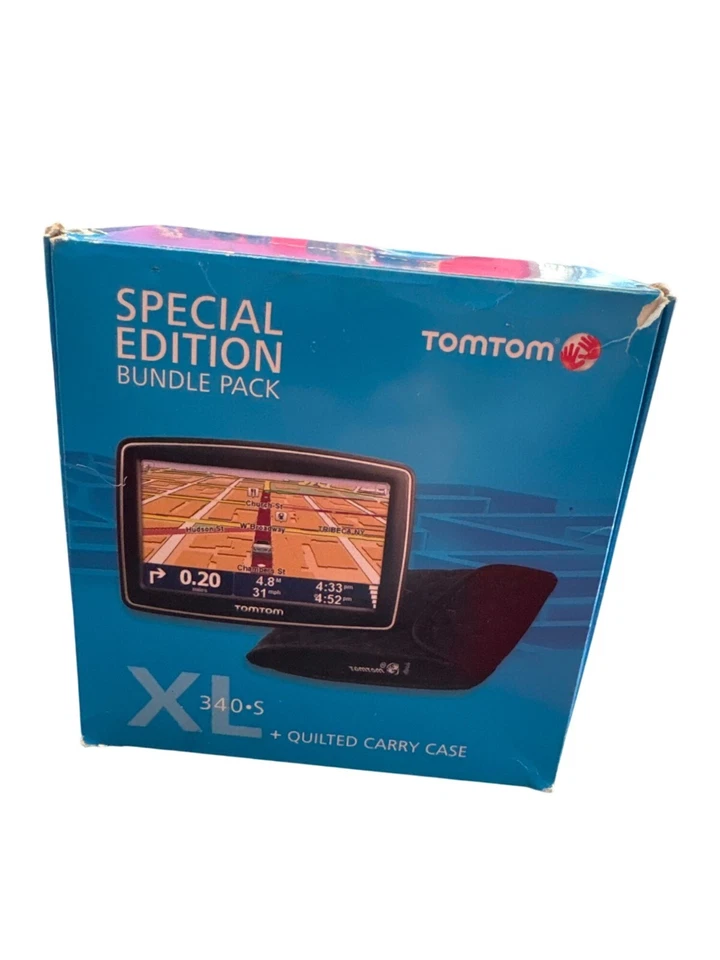 TomTom XL 340-S GPS Edición Especial Paquete Paquete con Estuche Acolchado Piezas SKU8168 Foto 1 de 4
