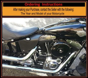 Deflectores de calor de cuadro medio Harley Saddle Shield Softail hechos en EE. UU. - Imagen 1 de 6