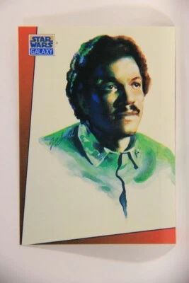 Star Wars Galaxy 1993 Topps Trading Card #9 Lando Calrissian Artwork ENG L002902 - Image 1 of 2