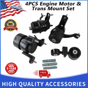 4x Engine Motor and Transmission Mount Kit For 2007-2011 Toyota Camry 2.4L A4207 - Picture 1 of 23
