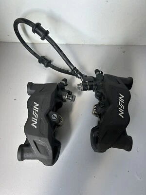 18-23 Suzuki GSX-S750 GSXS750 Front Brake Calipers Assembly Brakes - Image 1 of 4