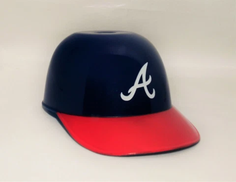 Atlanta Braves ICE CREAM SUNDAE HELMET New Baseball Mini Snack Party Bowl Cup Cover