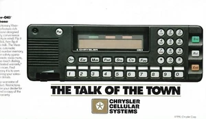 Automobile Brochure 1990 Chrysler Visorphone Advertisement - Picture 1 of 1
