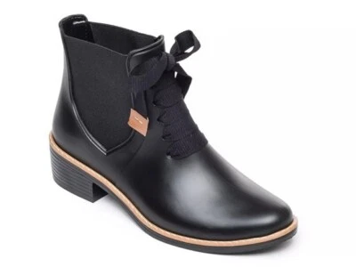 Bernardo Elegante Bota de Lluvia “Lacey” Mujer Negra Talla 11 Nueva Sin Etiquetas Foto 1 de 4