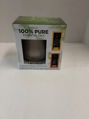ScentSationals Taupe 3-Piece Essential Oil & Ultrasonic Diffuser Set BNIB! - Image 1 of 4