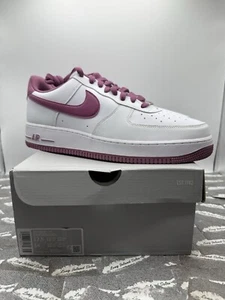 Nike Air Force 1 '07 Men's Size 12.5 Shoes White Light Bordeaux DH7561-101 - Picture 1 of 5