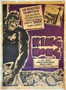 King Kong (1953) One Sheet Movie Poster - Linenbacked - Picture 1 of 1