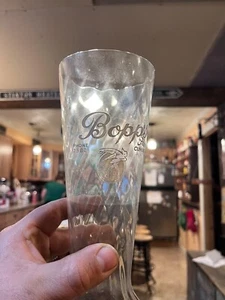 Vintage Bopps Flower Shop Cumberland Maryland, Glass Flower Vase, Early, Nice - Picture 1 of 5