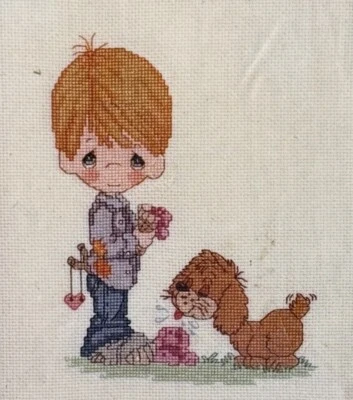 PRECIOUS MOMENTS 1994 Punto de Cruz Contado ALABADO SEA EL SEÑOR DE TODOS MODOS 8x10 Foto 1 de 4