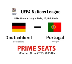 UEFA Nations League Ticket Prime Seats: Deutschland - Portugal - 04.06. - Bild 1 von 2