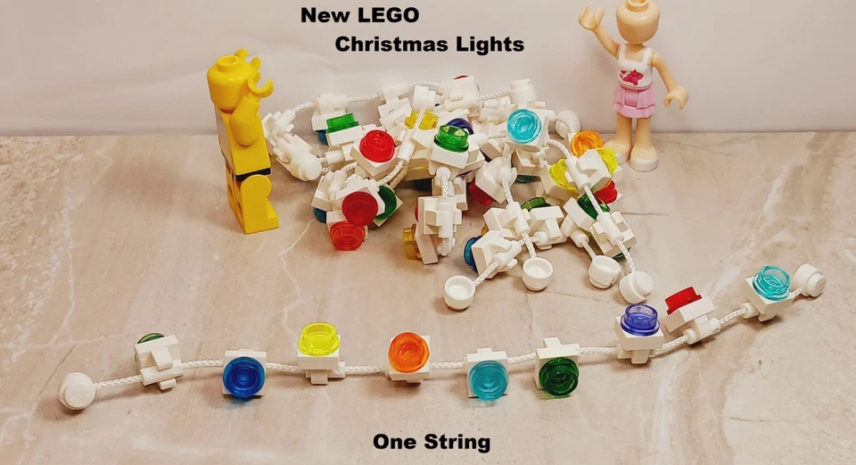 New LEGO Christmas Lights  Multiple Color RAINBOW Holiday Seasonal Decorations - Image 1 of 1