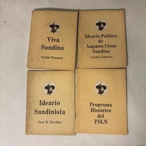 A 50 Años Sandino Vive Carlos Fonseca José B. Escobar Nicaragua FSLN 1984 - Picture 1 of 15