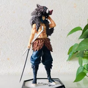 Inosuke Anime Action Figure Statue Collection Demon Slayer Gift Large 12" - Picture 1 of 6