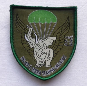 Portuguese CCA COMPANY OF PARATROOPERS “DO AR À TERRA SEMPRE OUSADOS” patch - Picture 1 of 3