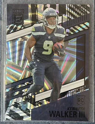 Kenneth Walker III RC 2022 Elite Razzle Dazzle SSP CASE HIT Seahawks #110 - Image 1 of 4